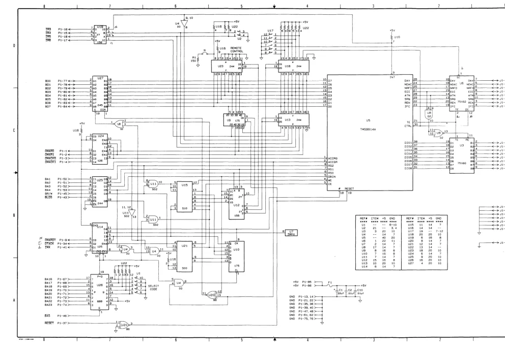 Figure 3. H P 98624A Schematic Diagram 