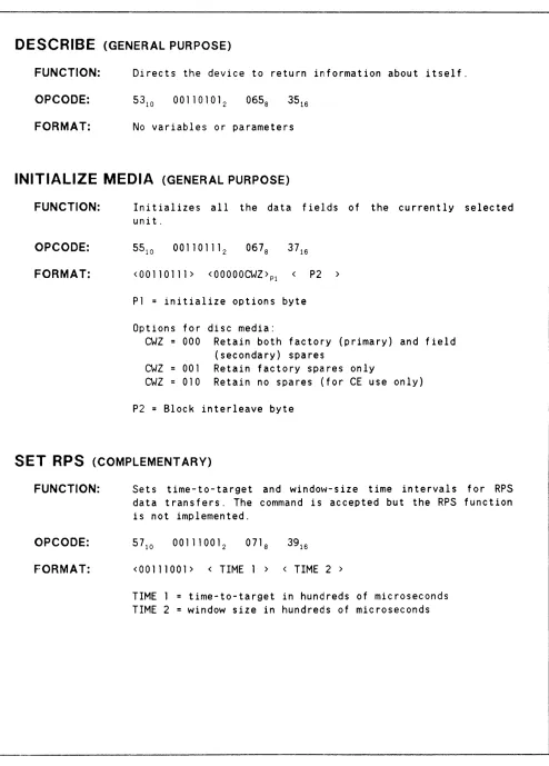 Table 2-1. Device Command Summary (continued) 