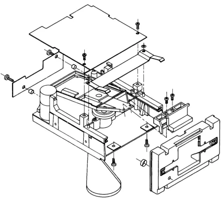 Figure 4-1: 9130K Flexible Disc Drive Exploded View 