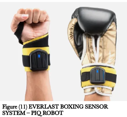 Figure (10) Student testing electronic boxing trainer system