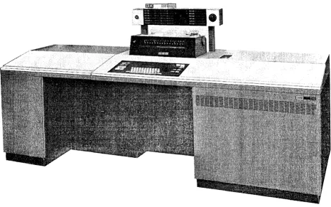 Figure 2. IBM 1131 Central Processing Unit, with Core Storage Enclosure for Models 2C, 2D, 3B, 3C and 3D 
