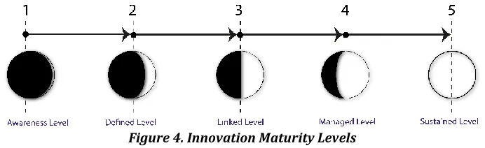 Figure 4) to reflect the specifics of the innovation activity, its management requirements, performance targets and knowledge dynamics