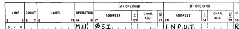 Figure 26. MA Statement with A-address Only 