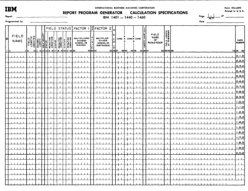 Figure 21. Calculation Specifications Sheet 
