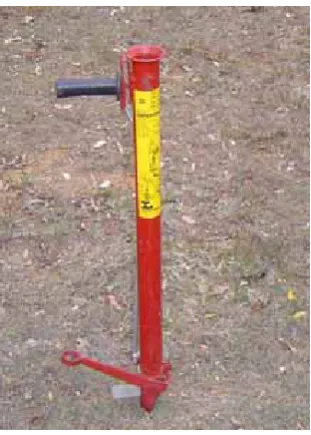 Figure 12: A single-row, hand-pushed,  human-powered, precision planter 