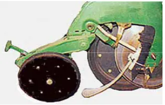 Figure 104: A slide type seed firming device fitted to the dropper tube 