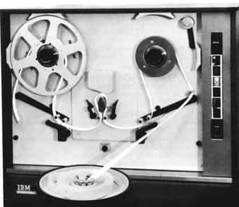 Figure 7. Threading Tape from Center Roll Feed 
