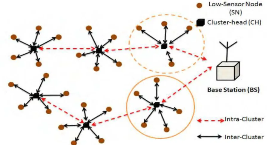 Fig. 1. Wireless sensor networks 