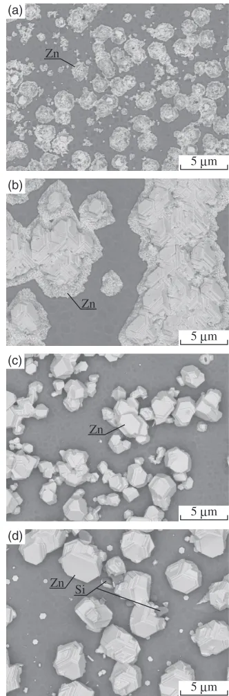 Figure 2 shows the surface BEIs of Al-2Zn-0.2Mg and Al-