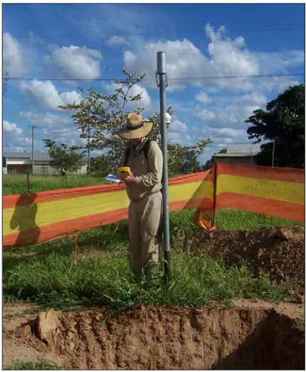 Figure 3.3    DGPS Surveying - SH10777 Note: breather pipe, (Source: NR&M 2005) 
