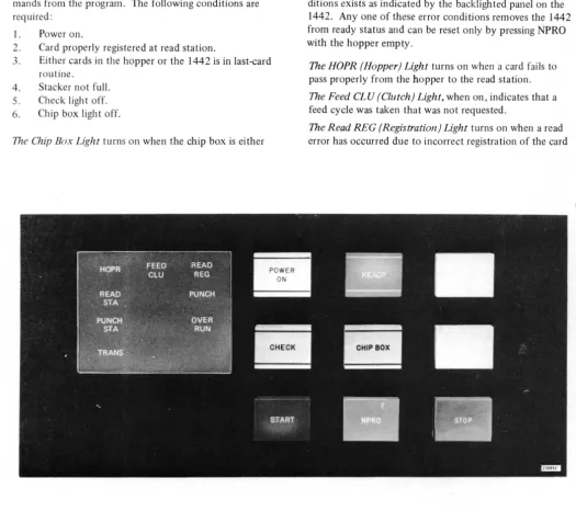 Figure 11. 1442 Keys and Lights 