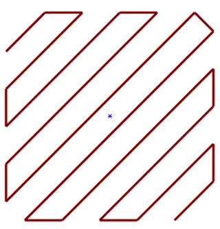Figure 20: Infill toolpath for the layer 