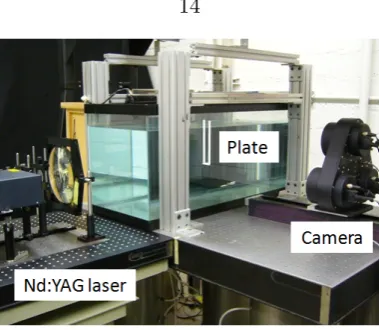 Figure 2.2: Details of the mechanical model from the camera view. In (a), the initial shapeof the ﬂat-rigid and ﬂexible plates is shown