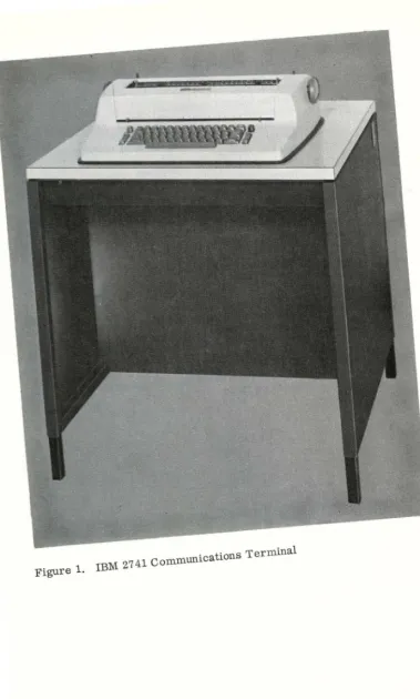 Figure 1. IBM 2741 communications Terminal 