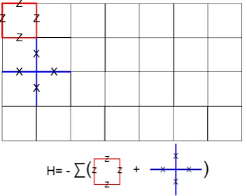 Figure 2.1: Kitaev’s toric code