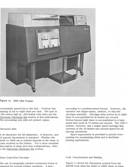 Figure 10. mM 1404 Printer 