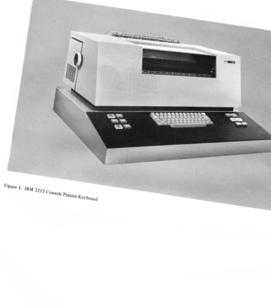 Figure 1. IBM 3215 Console Printer-KeYboard 