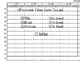 Figure 31. Sample panel for Selector Pen detection 
