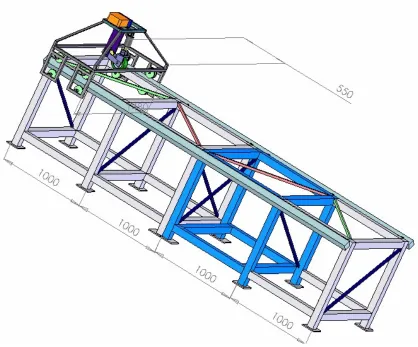 Figure 8:  The third design of the driving mechanism. 