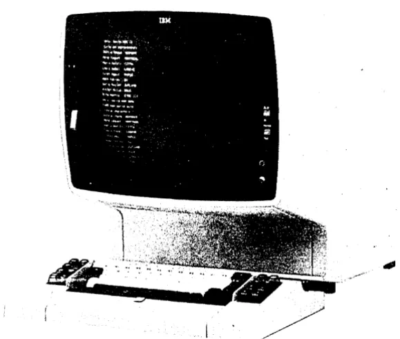 Figure 2-1. IBM 3278 Display Station 
