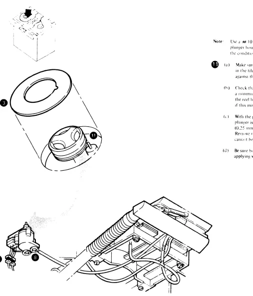 Figure D-15. File Protect Switch Aaaembly (Part 251n15) Removal and Replacement 