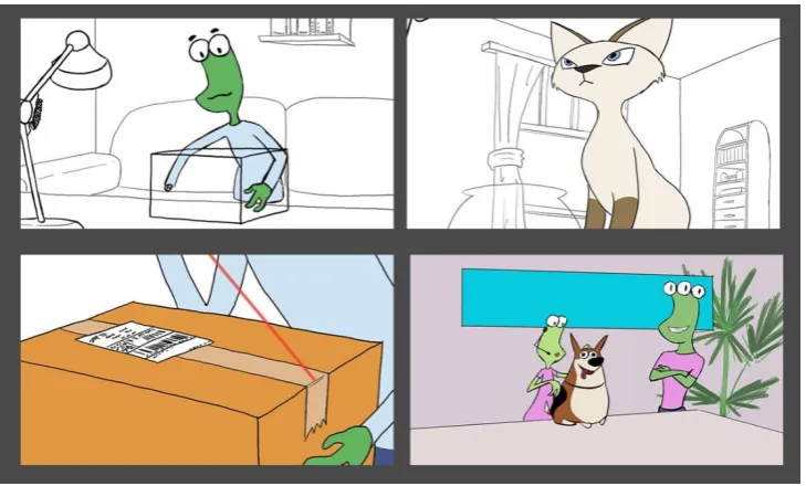 Figure 7 rough animation process 