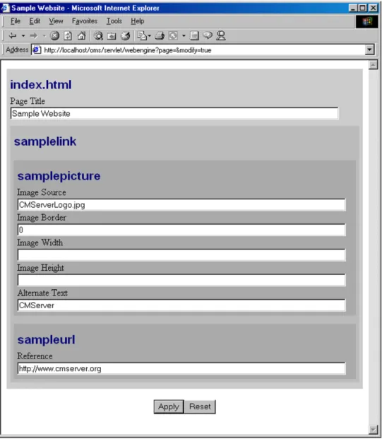 Figure C.1: Update Page Rendered By Internet Explorer