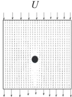Fig. 1The initial condition of simulation domain.