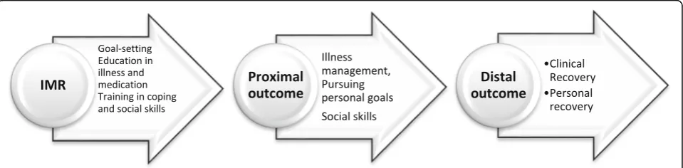 Fig. 1 Hypothesized short-term and long-term outcome of the Illness Management and Recovery Program