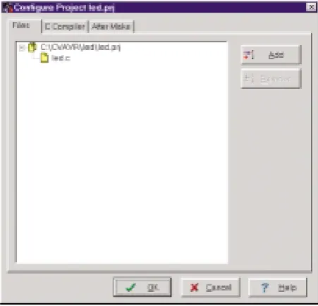Figure 13.  C Compiler Configuration
