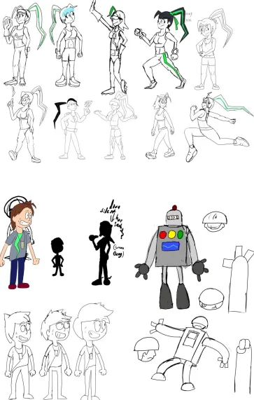 Fig 4. Hurley, Joseph.Face 2 Face, Character Concepts