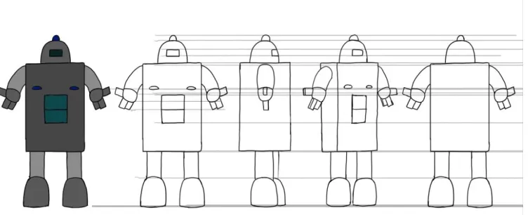 Fig 5. Hurley, Joseph.Face 2 Face, Cameron Model Sheet 