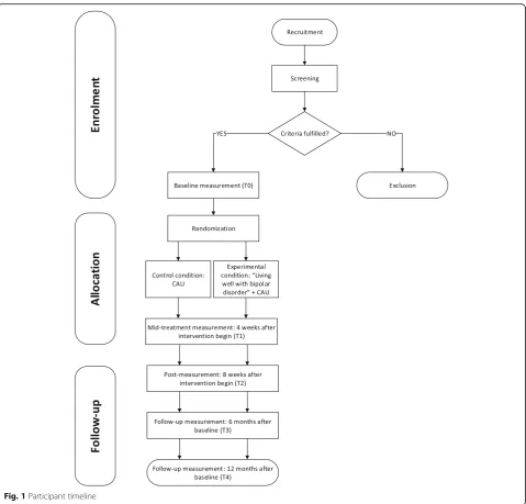 Fig. 1 Participant timeline