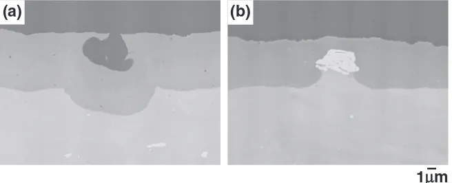 Fig. 10Appearances of the developed alloy casting after anodizing fromthe various solutions: (a) Sulphuric acid solution, (b) Developed solution.