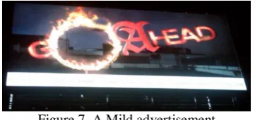 Figure 7. A Mild advertisement 
