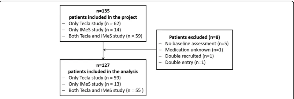 Fig. 1 Number of patients included in the analysis