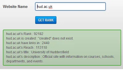 Figure 3 Result of Alexa Query 