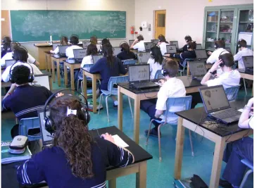 Figure 4: Students playing the “Cooking game”.  