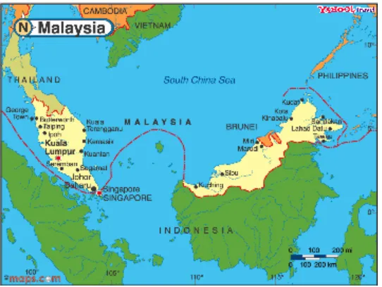 Figure 0.1.1: Map of Malaysia 