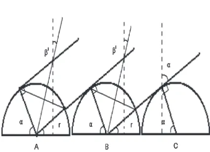 Fig. 1A schematic of the hemisphere growth model.