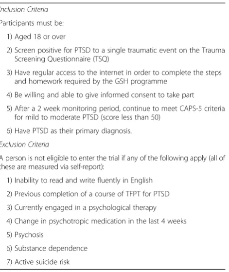 Table 1 RAPID Inclusion and Exclusion Criteria