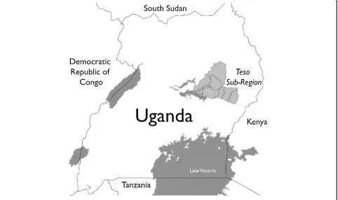 Fig. 1 The Teso sub-region study site in eastern Uganda