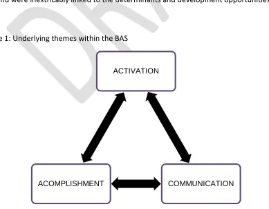 Figure 1: Underlying themes within the BAS 