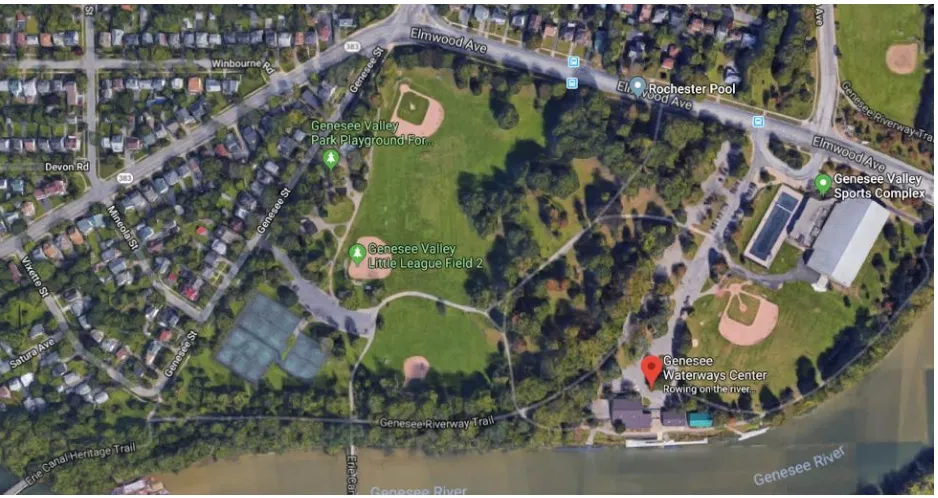Figure 32: Genesee Valley Park, source: Google Maps 