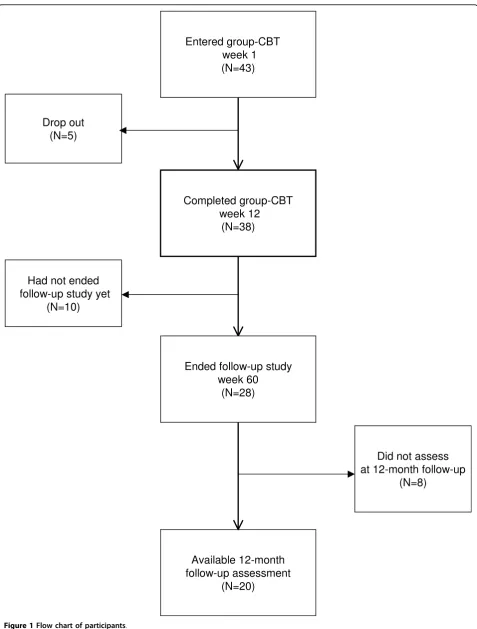Figure 1 Flow chart of participants