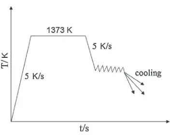 Fig. 1Hot deformation and cooling process.