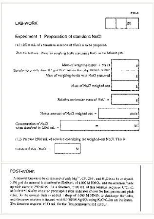 Figure 1. An example of the print based resources used in 2000 