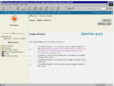 Figure 2. Overall feedback screen 