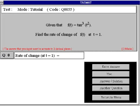 Figure 8. A sample question 