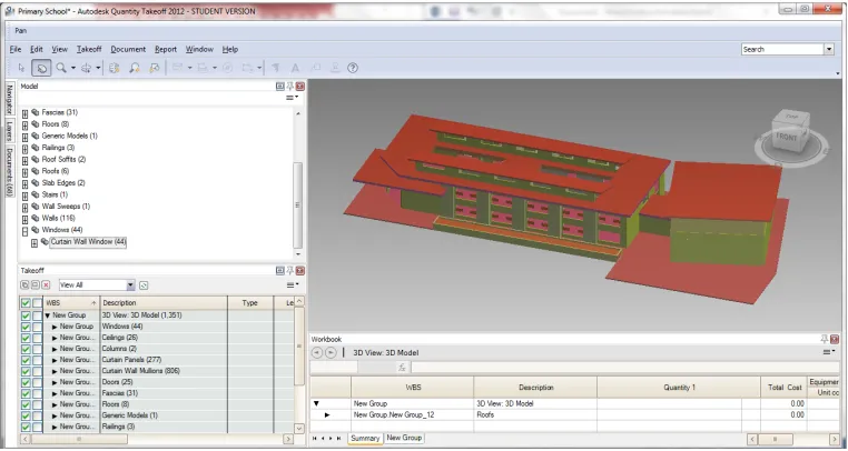 Fig. 6 QTO model visualisation 